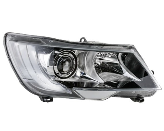 Pravé přední světlo s denním svícením Škoda Superb II (3T4/3T5) 13-15 HELLA