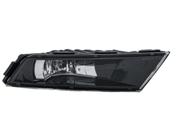 Pravé přední mlhové světlo Škoda Superb III (3V3/3V5) 15-19 ČERNÉ HELLA