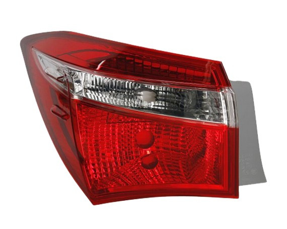 Levé zadní světlo vnější Toyota Corolla (E18/ZRE1) 13-19 SEDAN
