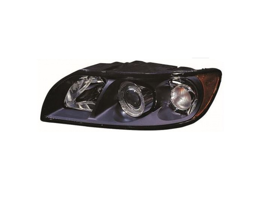 Levé přední světlo Volvo S40 (544) 03-07 ČERNÉ