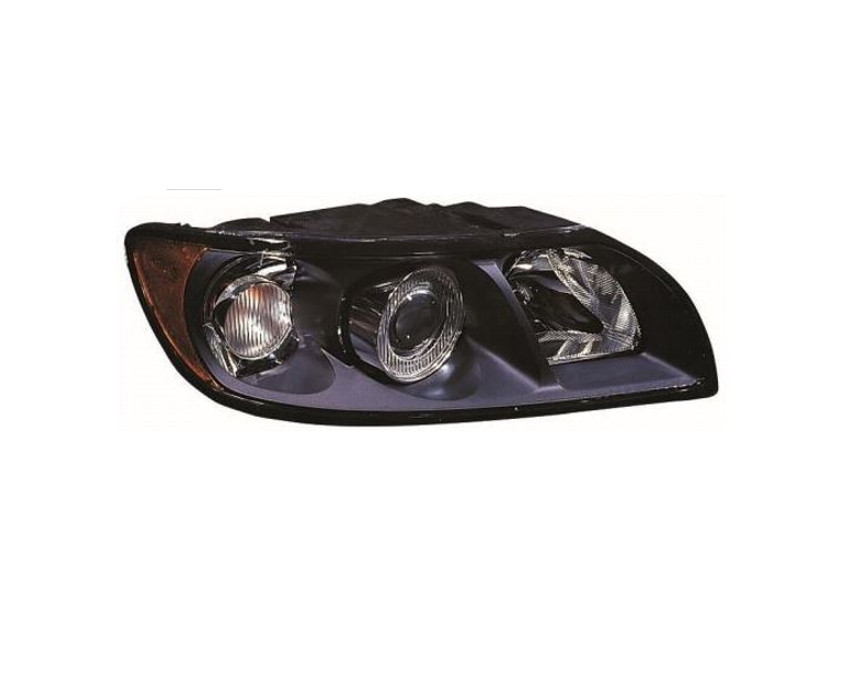 Pravé přední světlo Volvo S40 (544) 03-07 ČERNÉ