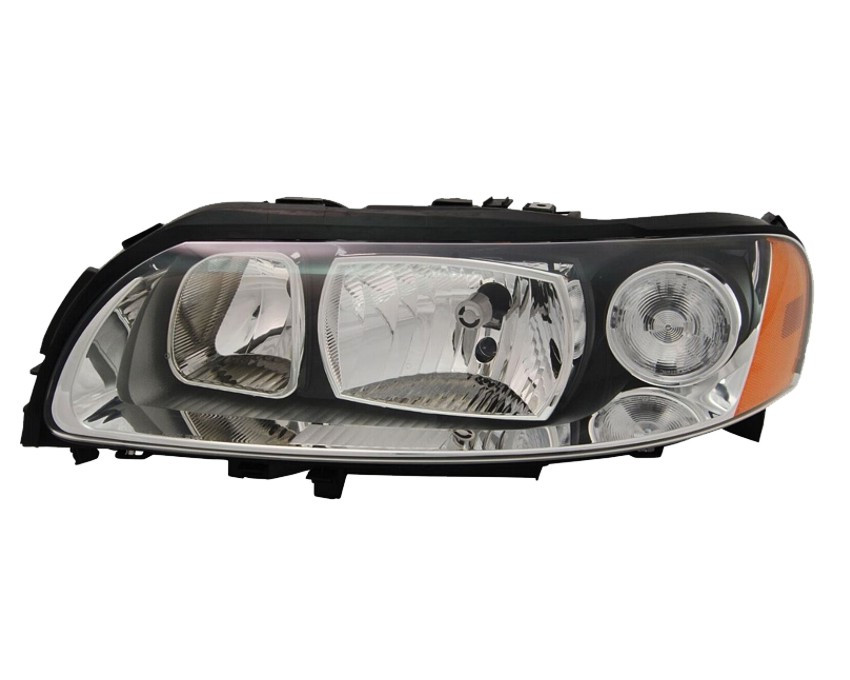 Levé přední světlo Volvo V70 II (285) 04-07 ČERNÉ VALEO