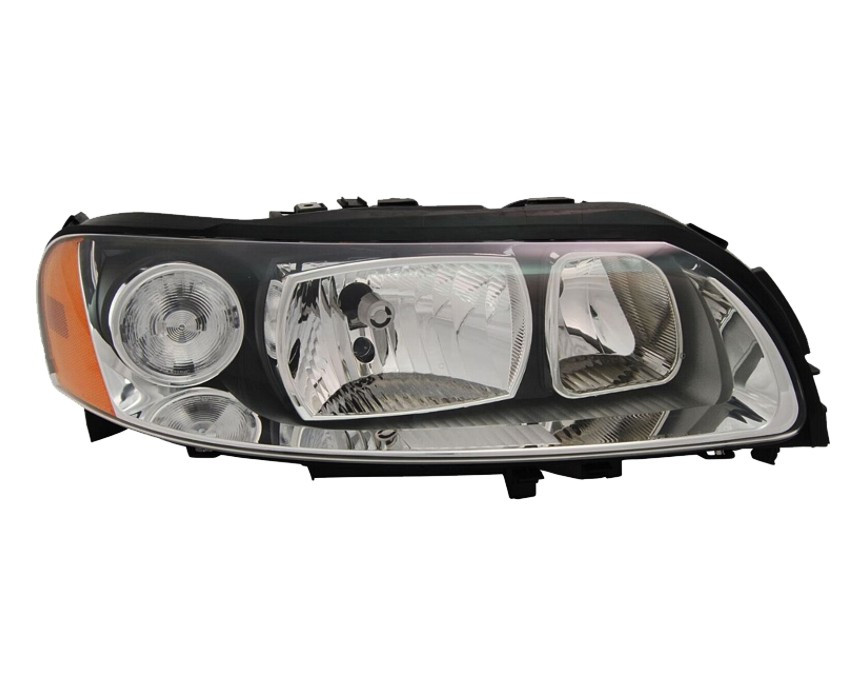 Pravé přední světlo Volvo V70 II (285) 04-07 ČERNÉ