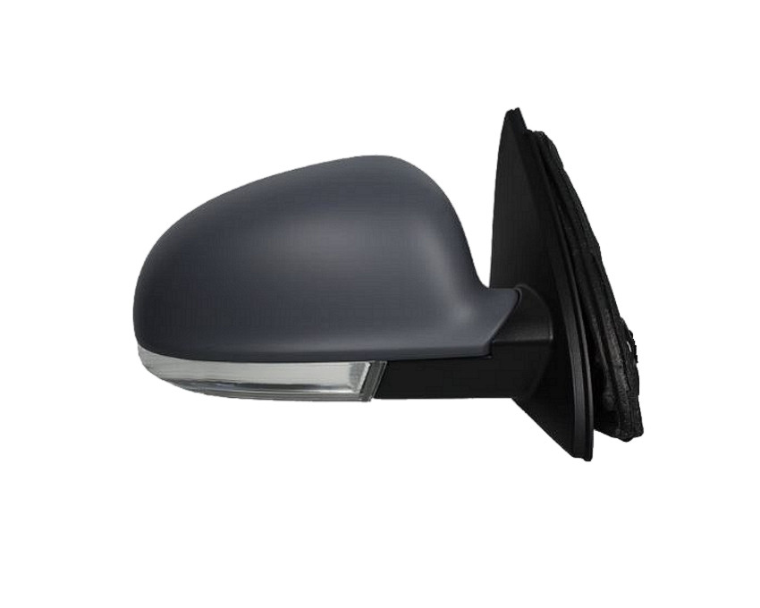 Pravé zpětné zrcátko Volkswagen Golf VI (AJ5) 09-13 OSVĚTLENÍ PRAHU SKLÁPĚCÍ PRO LAK