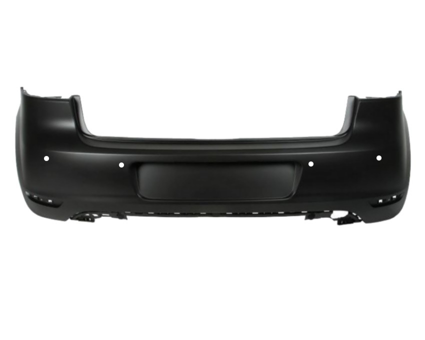 Zadní nárazník Volkswagen Golf VI (5K1) 08-13 PRO LAK SENZORY HATCHBACK