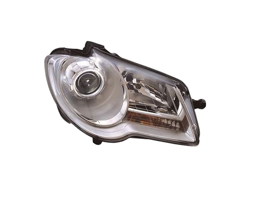 Pravé přední světlo Volkswagen Touran (1T2) 07-10 STŘÍBRNÉ