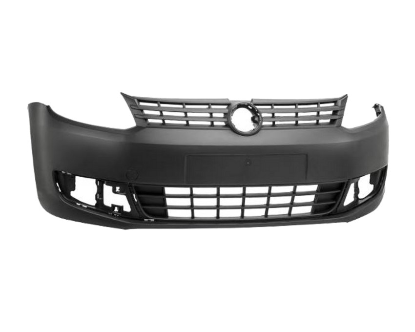 Přední nárazník Volkswagen Caddy III (2K) 10-15 ČERNÝ KOMBI