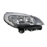 Pravé přední světlo s denním svícením Fiat Doblo (263) 15-22 STŘÍBRNÉ