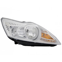 Pravé přední světlo Ford Focus II (DA/DB) 08-10 STŘÍBRNÉ VISTEON