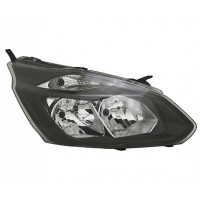 Pravé přední světlo s denním svícením Ford Transit Custom V362 13-18 ČERNÉ