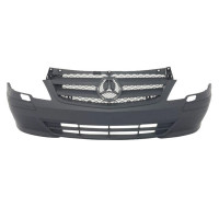 Přední nárazník Mercedes Vito (W639) 10-14 ŠEDÝ S OTVORY