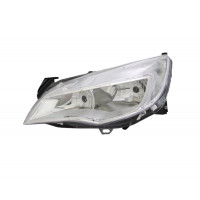 Levé přední světlo s denním svícením Opel Astra J (P10) 09-12 STŘÍBRNÉ HELLA