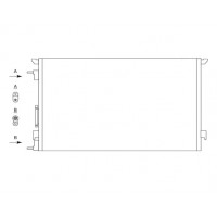 Chladič klimatizace Opel Vectra C (Z02) 01-05 1.6 1.8 2.0 2.2 3.2