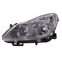 Levé přední světlo Opel Corsa D (S07) 06-11 STŘÍBRNÉ