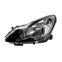 Levé přední světlo Opel Corsa D (S07) 06-11 ČERNÉ