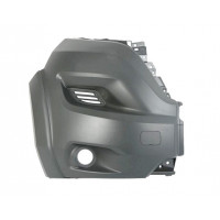 Přední nárazník pravý roh Citroen Jumper II 14- ŠEDÝ S OTVORY S LIŠTOU