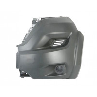 Přední nárazník levý roh Peugeot Boxer 14- ŠEDÝ S LIŠTOU