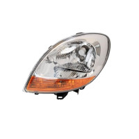 Levé přední světlo Renault Kangoo (KC/FC) 03-08 ORANŽOVÝ BLIKAČ STŘÍBRNÉ