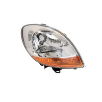 Pravé přední světlo Renault Kangoo (KC/FC) 03-08 ORANŽOVÝ BLIKAČ STŘÍBRNÉ