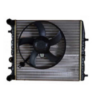 Chladič vody Škoda Fabia II (542/545) 07-10 1.2 1.4 1.6 S VENTILÁTOREM