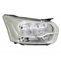 Pravé přední světlo s denním svícením Ford Transit V363 14-16 STŘÍBRNÉ