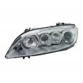 Levé přední světlo Mazda 6 (GG/GY) 02-05 STŘÍBRNÉ S MLHOVKOU