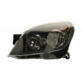 Levé přední světlo Opel Astra H (A04) 03-07 ČERNÉ HELLA