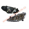 Levé přední světlo Peugeot 307 (3A/3E/3H) 01-05 VALEO