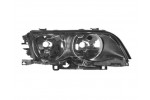 Pravé přední světlo BMW 3 (E46) 98-01 ČERNÉ MAGNETI MARELLI