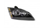 Pravé přední světlo Ford Focus II (DA/DB) 04-08 ČERNÉ VISTEON
