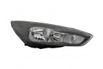 Pravé přední světlo s denním svícením Ford Focus III 14-18 ČERNÉ VARROC