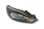 Pravé přední světlo s denním svícením LED Ford Focus III 14-18 ČERNÉ