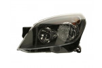 Levé přední světlo Opel Astra H (A04) 03-07 ČERNÉ HELLA
