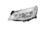 Levé přední světlo s denním svícením Opel Astra J (P10) 09-12 STŘÍBRNÉ HELLA