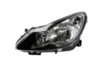 Levé přední světlo Opel Corsa D (S07) 06-11 ČERNÉ