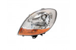Levé přední světlo Renault Kangoo (KC/FC) 03-08 ORANŽOVÝ BLIKAČ STŘÍBRNÉ