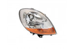 Pravé přední světlo Renault Kangoo (KC/FC) 03-08 ORANŽOVÝ BLIKAČ STŘÍBRNÉ