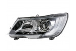 Levé přední světlo s denním svícením Škoda Superb II (3T4/3T5) 13-15 HELLA