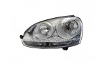 Levé přední světlo Volkswagen Golf V (1K1) 03-09 STŘÍBRNÉ